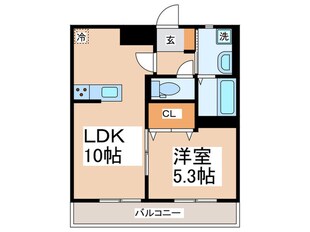 デュラカーサルシア河輪森の物件間取画像